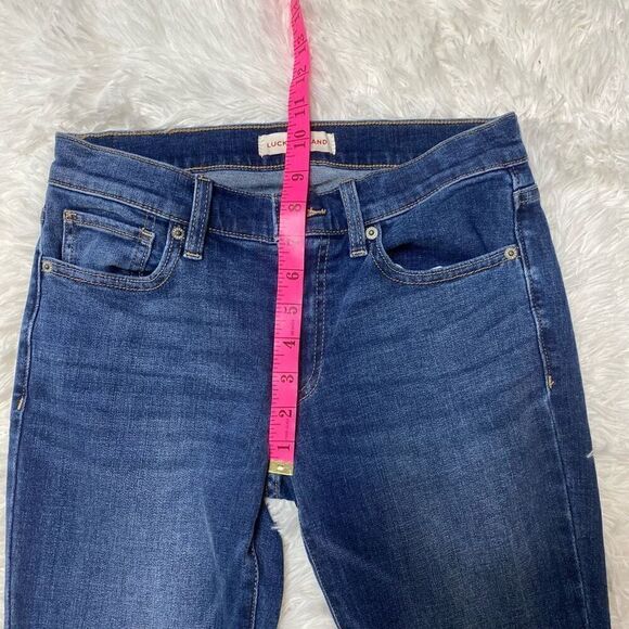 Lucky Brand Jeans Womens 4 / 27 Flare Sweet Mid Rise Whiskers Bootcut Wide Y2K 9 - Picture 9 of 12